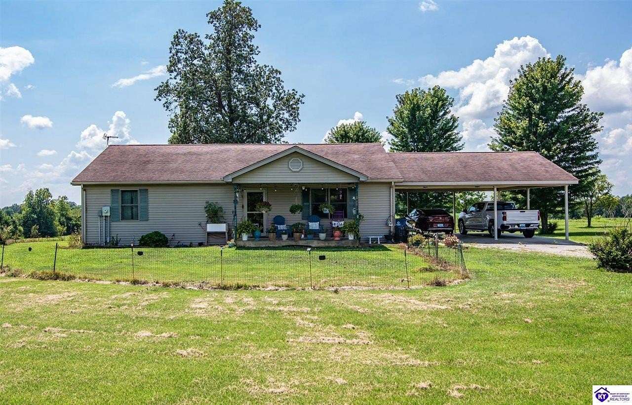 32.1 Acres of Land with Home for Sale in Hodgenville, Kentucky