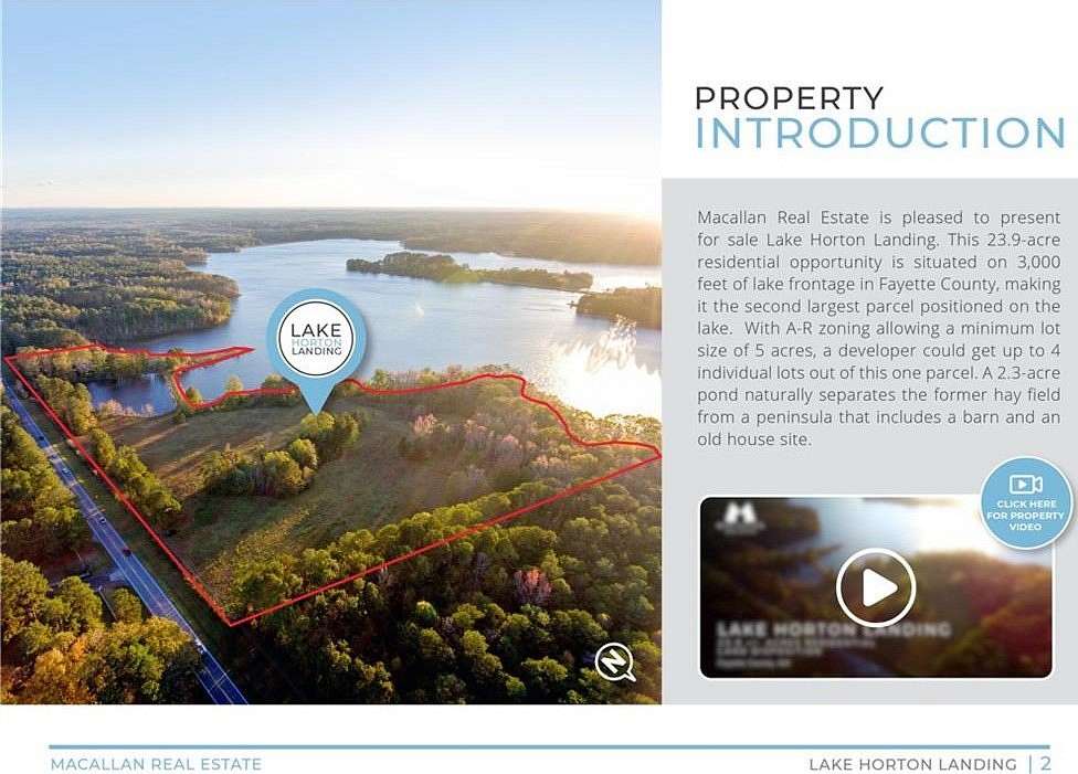 23.9 Acres of Agricultural Land for Sale in Fayetteville, Georgia