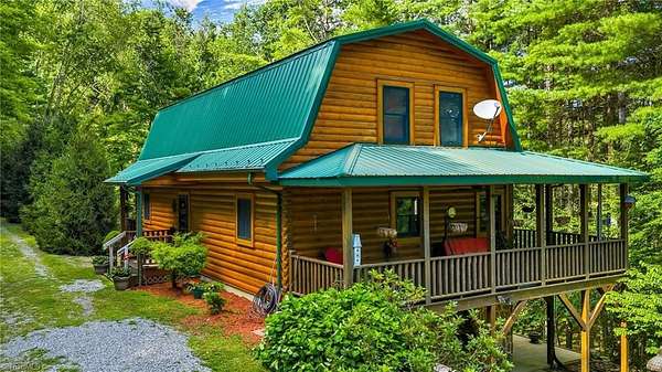 1.63 Acres of Residential Land with Home for Sale in Laurel Springs, North Carolina