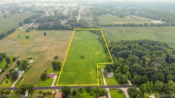 12.4 Acres of Land for Sale in New Boston, Michigan