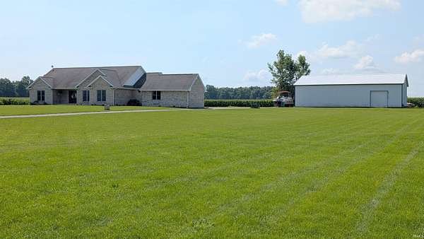 6 Acres of Residential Land with Home for Sale in Uniondale, Indiana