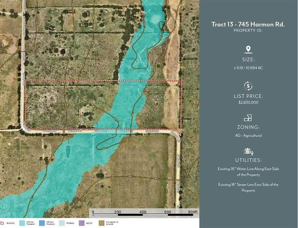 11.2 Acres of Recreational Land for Sale in Haslet, Texas