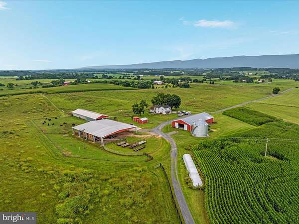 128 Acres of Land with Home for Sale in Mount Jackson, Virginia