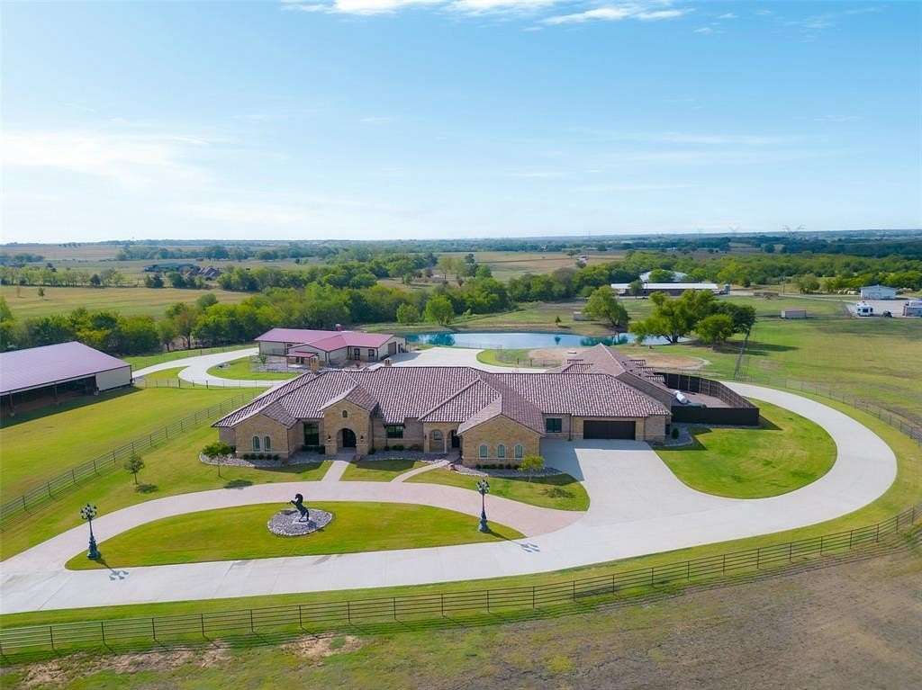 25.4 Acres of Agricultural Land with Home for Sale in Celina, Texas