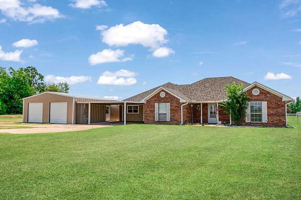 3.37 Acres of Land with Home for Sale in Powderly, Texas