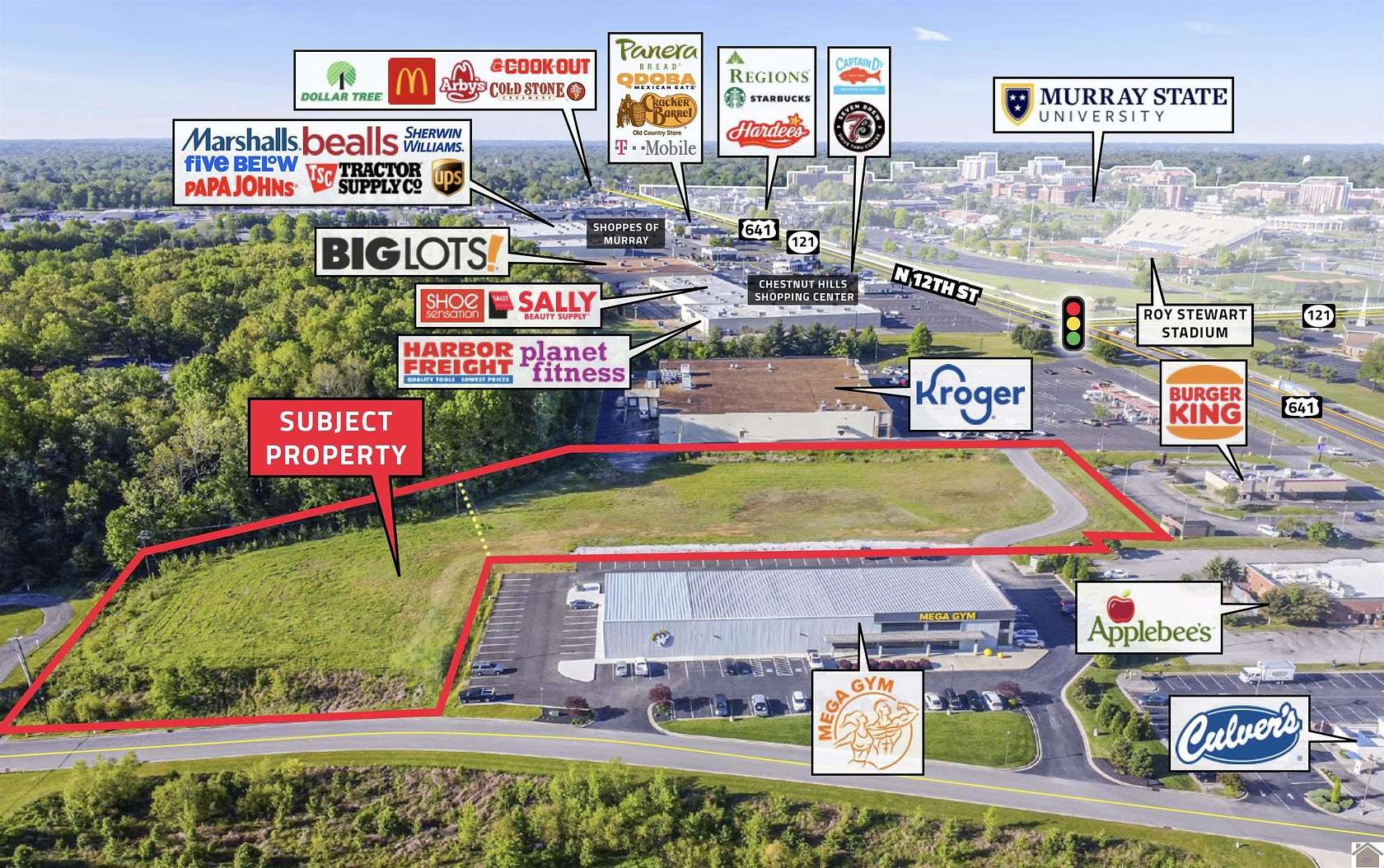 1.2 Acres of Commercial Land for Sale in Murray, Kentucky