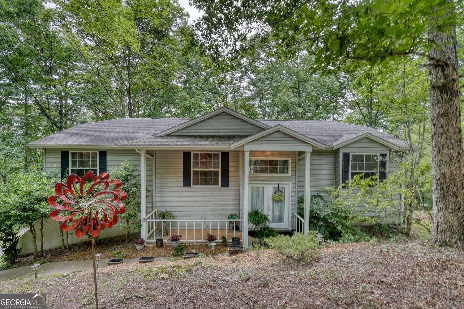 2.14 Acres of Residential Land with Home for Sale in Blairsville, Georgia