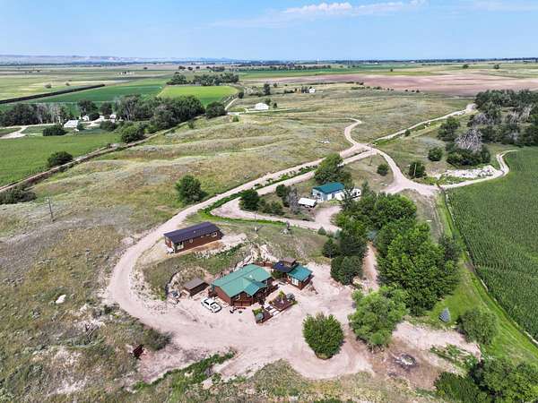 16.7 Acres of Recreational Land with Home for Sale in Bridgeport, Nebraska