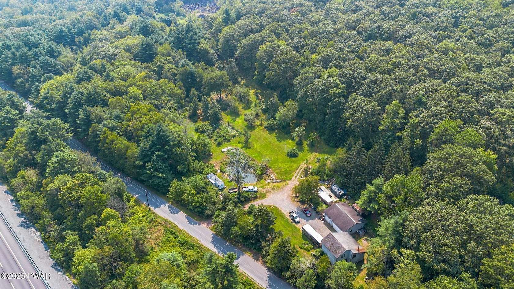 15.3 Acres of Land with Home for Sale in Hawley, Pennsylvania