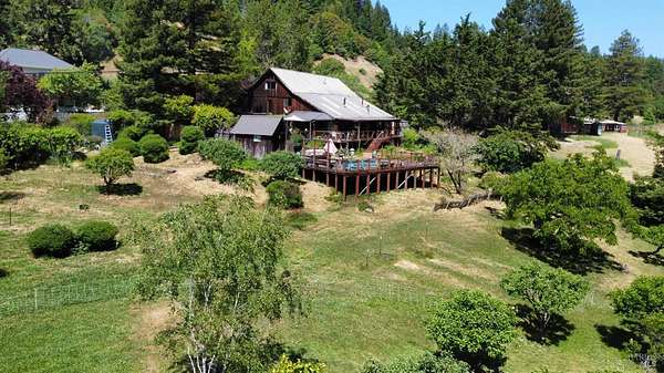 3 Acres of Residential Land with Home for Sale in Comptche, California