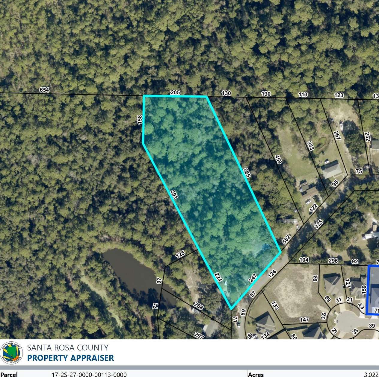 3 Acres of Land with Home for Sale in Gulf Breeze, Florida