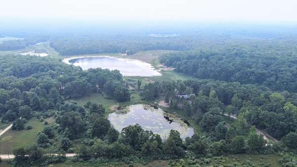 13.8 Acres of Recreational Land with Home for Sale in Bitely, Michigan