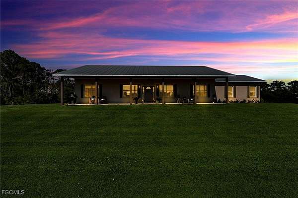10.7 Acres of Land with Home for Sale in LaBelle, Florida
