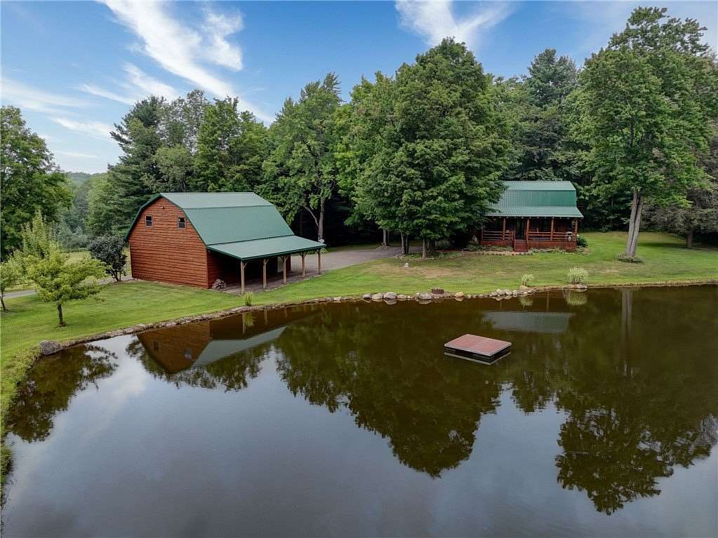 18.9 Acres of Land with Home for Sale in Springwater, New York