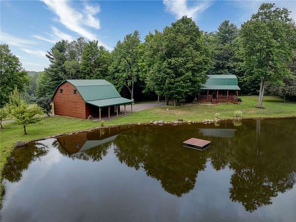 18.3 Acres of Land with Home for Sale in Springwater, New York