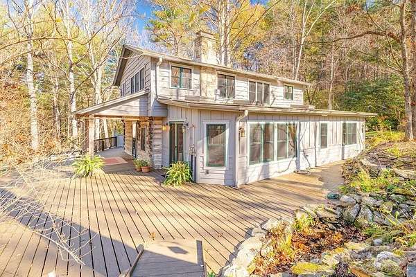 8.17 Acres of Land with Home for Sale in Fairview, North Carolina