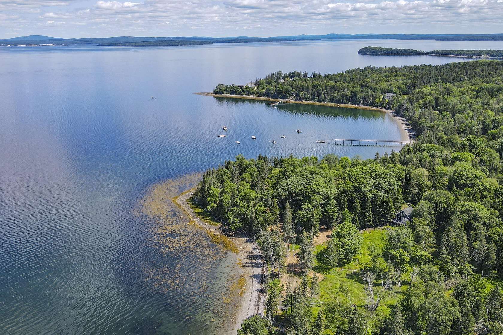 14 Acres of Land with Home for Sale in Islesboro, Maine