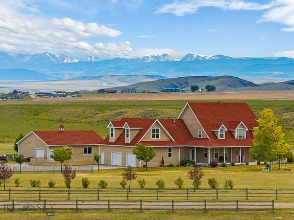 4.9 Acres of Residential Land with Home for Sale in Three Forks, Montana