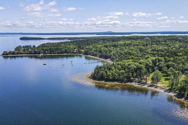 51.5 Acres of Land with Home for Sale in Islesboro, Maine