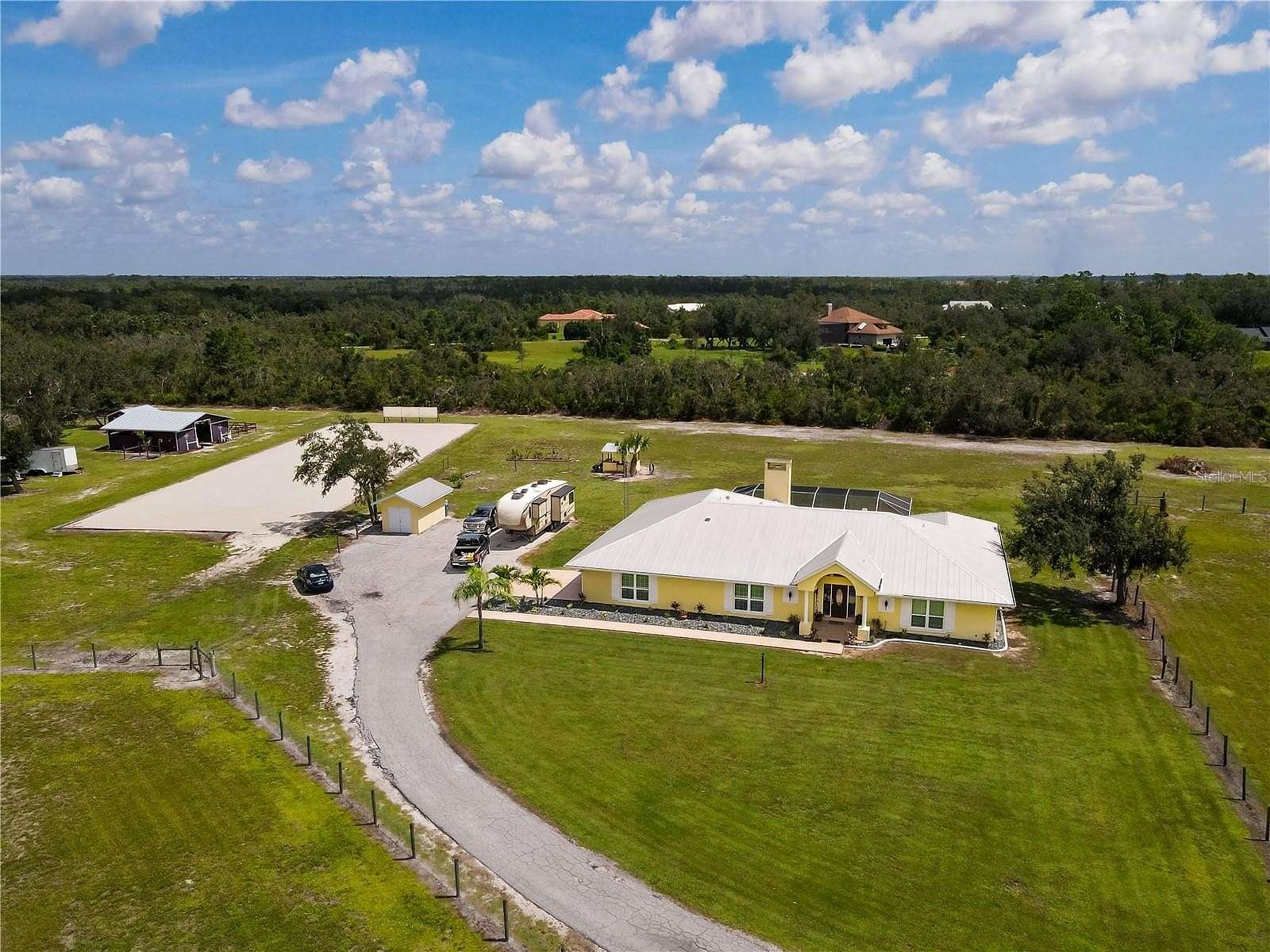 7.15 Acres of Land with Home for Sale in Punta Gorda, Florida