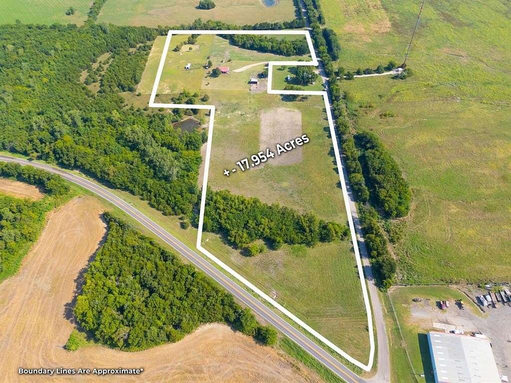 18 Acres of Land with Home for Sale in Honey Grove, Texas