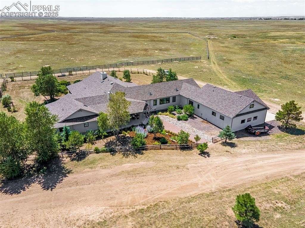 40 Acres of Agricultural Land with Home for Sale in Peyton, Colorado