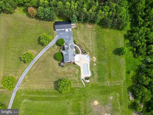 21.4 Acres of Land with Home for Lease in St. Leonard, Maryland