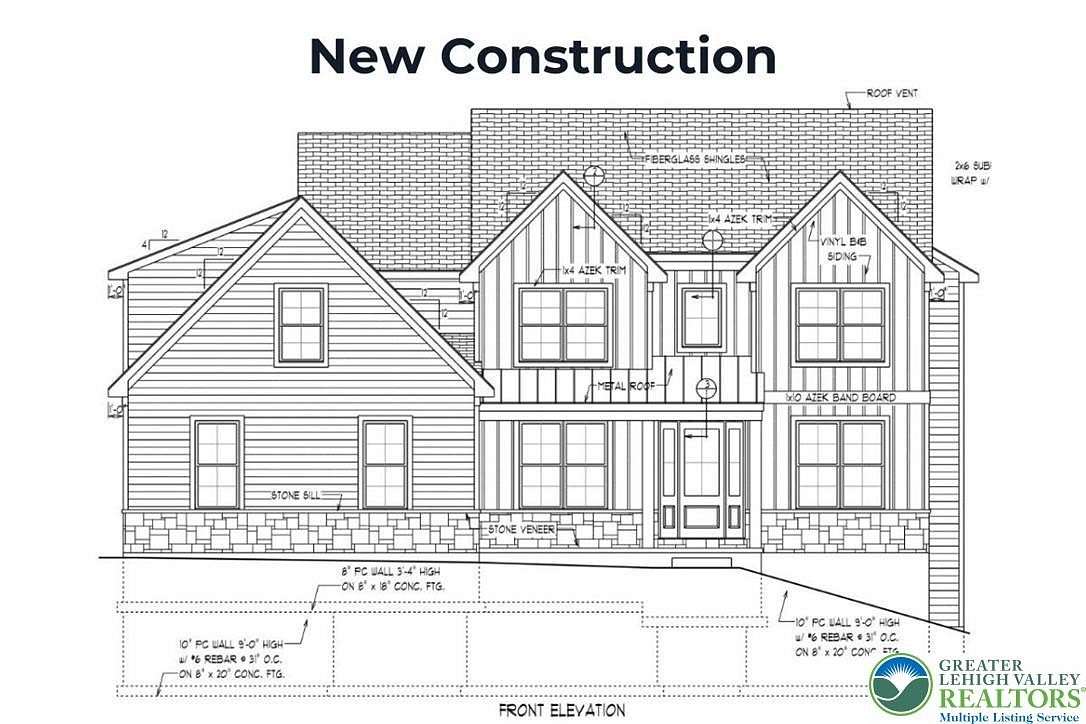 3 Acres of Residential Land with Home for Sale in Lehigh Township, Pennsylvania