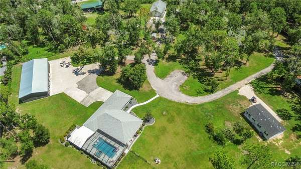 6.53 Acres of Residential Land with Home for Sale in Inverness, Florida