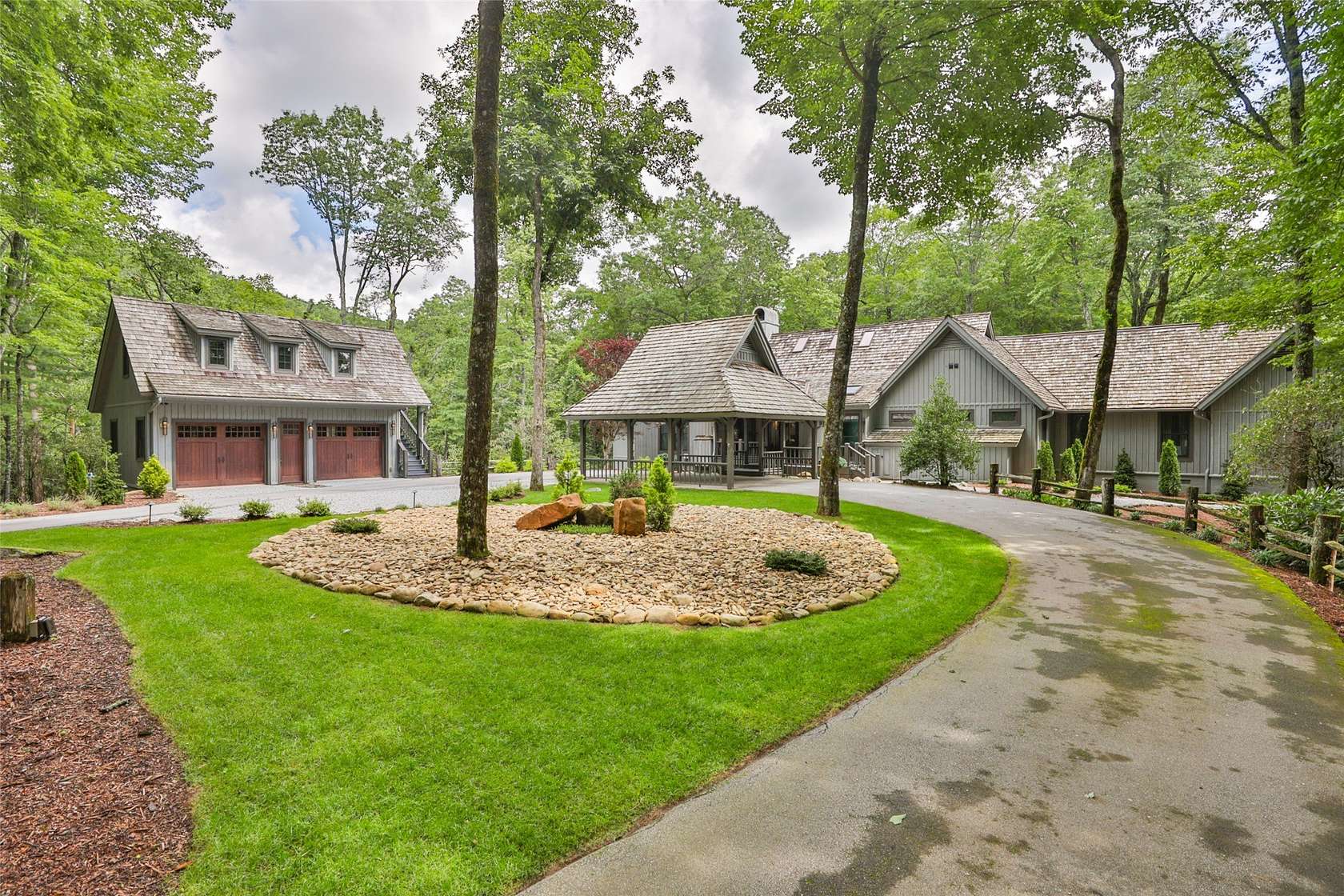 3 Acres of Land with Home for Sale in Cashiers, North Carolina