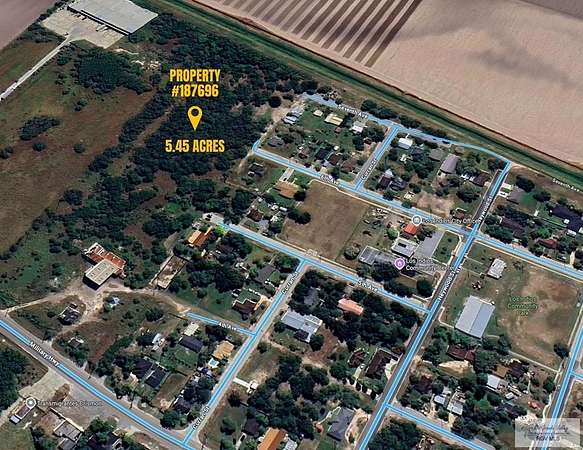 5.45 Acres of Residential Land for Sale in Los Indios, Texas