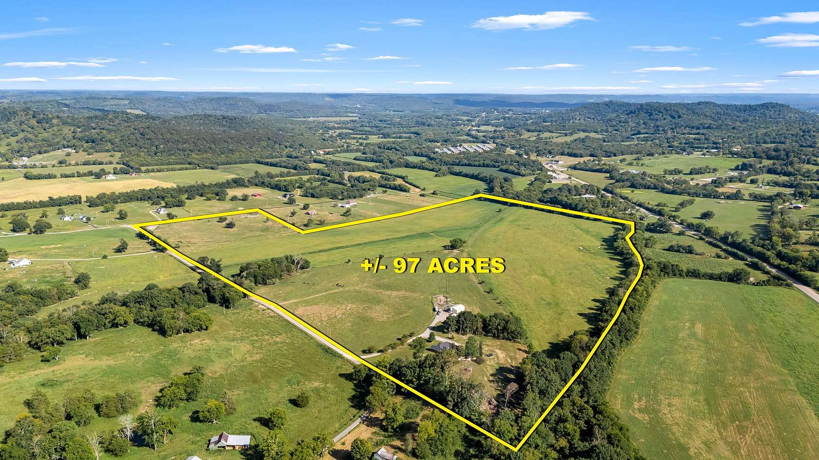 98 Acres of Agricultural Land with Home for Sale in Petersburg, Tennessee