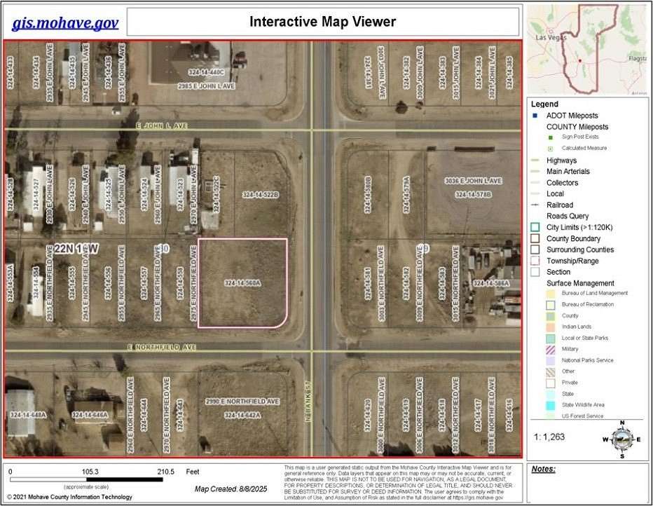0.34 Acres of Commercial Land for Sale in Kingman, Arizona