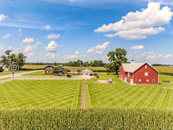 3.25 Acres of Residential Land with Home for Sale in North Manchester, Indiana