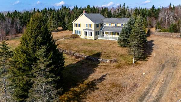 6.1 Acres of Land with Home for Sale in Dallas Plantation, Maine