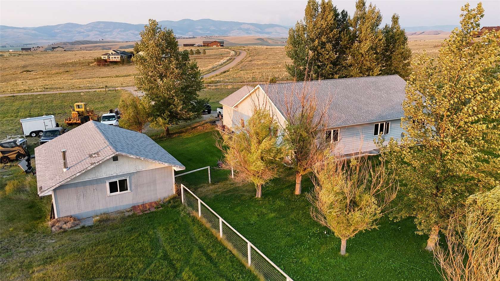 13.8 Acres of Land with Home for Sale in Hall, Montana
