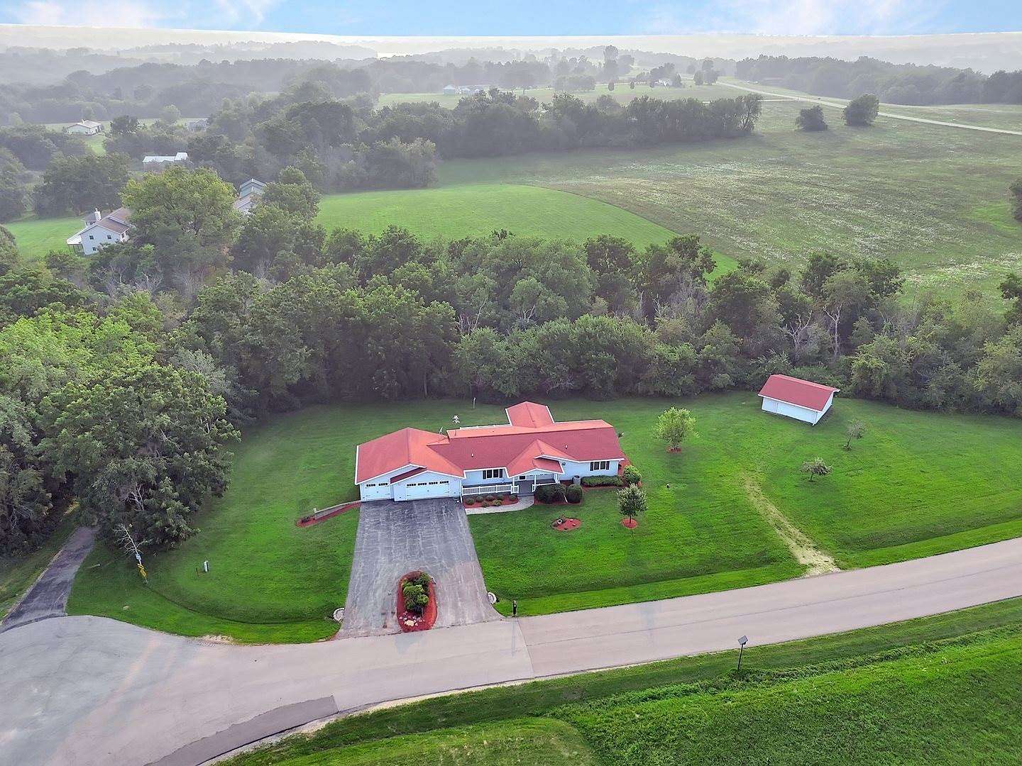 5 Acres of Land with Home for Sale in Lanark, Illinois