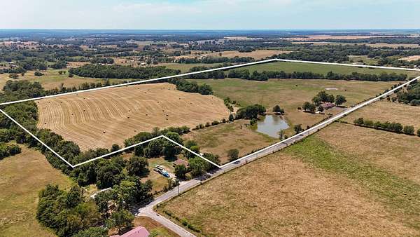 79 Acres of Land with Home for Sale in Miller, Missouri