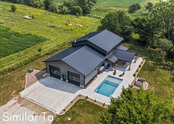 6.18 Acres of Residential Land with Home for Sale in Adel, Iowa