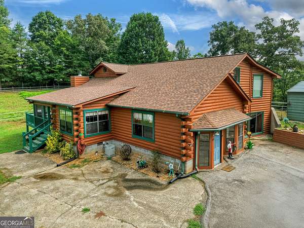 9.6 Acres of Land with Home for Sale in Morganton, Georgia