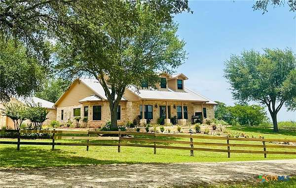 53 Acres of Land with Home for Sale in Hallettsville, Texas