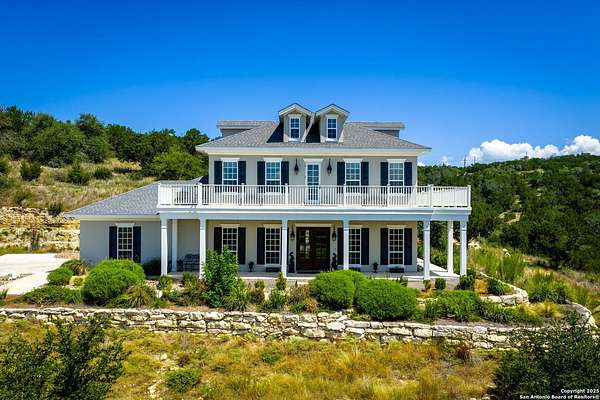 10.9 Acres of Land with Home for Sale in New Braunfels, Texas