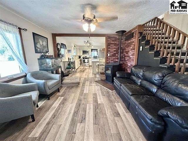 3 Acres of Residential Land with Home for Sale in Galva, Kansas