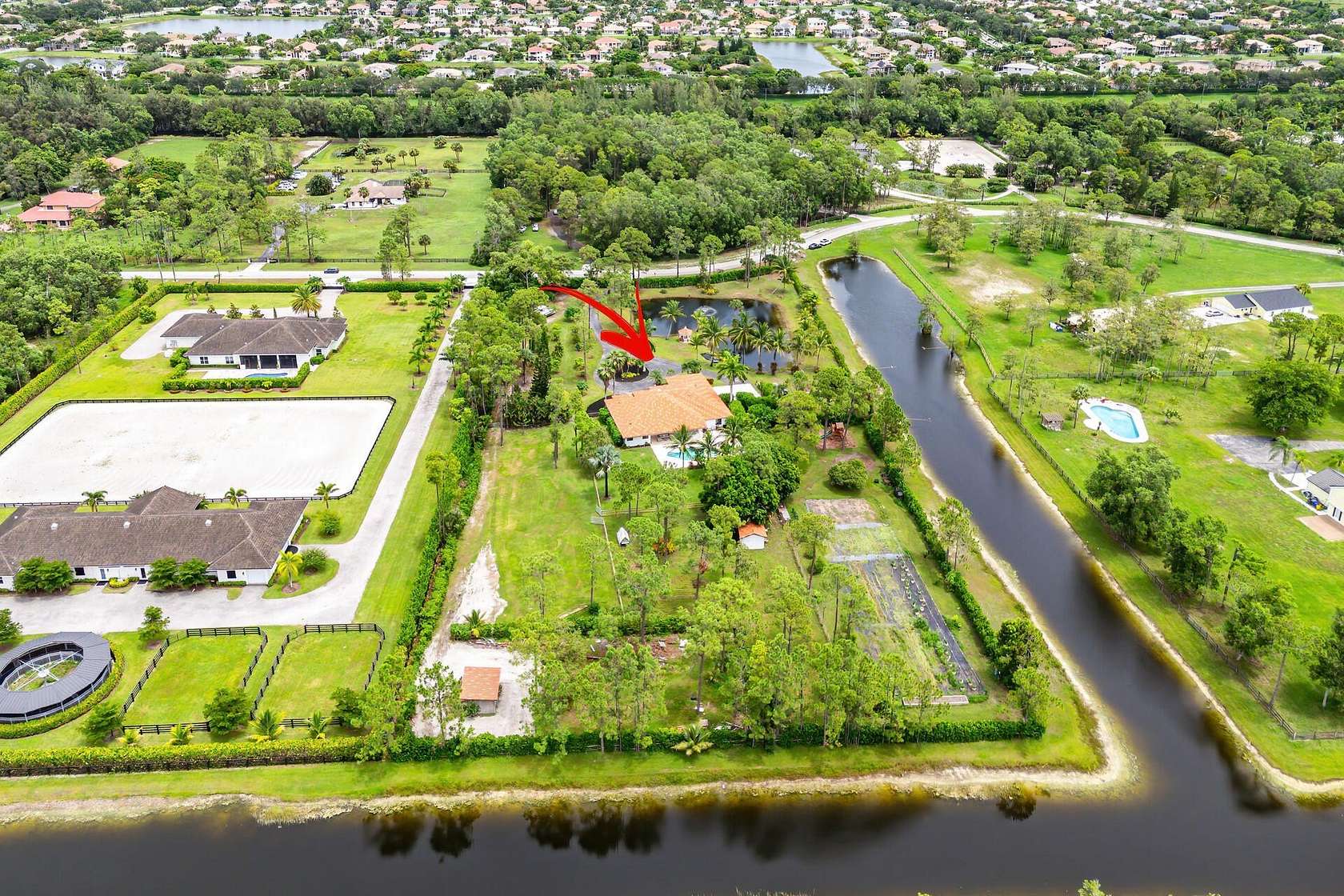 5 Acres of Land with Home for Sale in Lake Worth, Florida