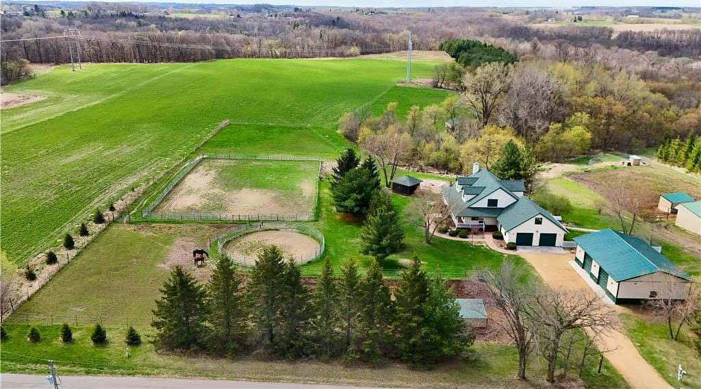 16.6 Acres of Land with Home for Sale in River Falls, Wisconsin