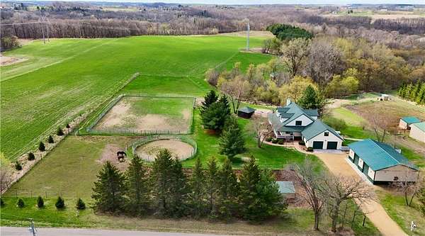 16.6 Acres of Land with Home for Sale in River Falls, Wisconsin