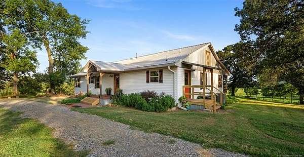 101 Acres of Agricultural Land with Home for Sale in Adair, Oklahoma