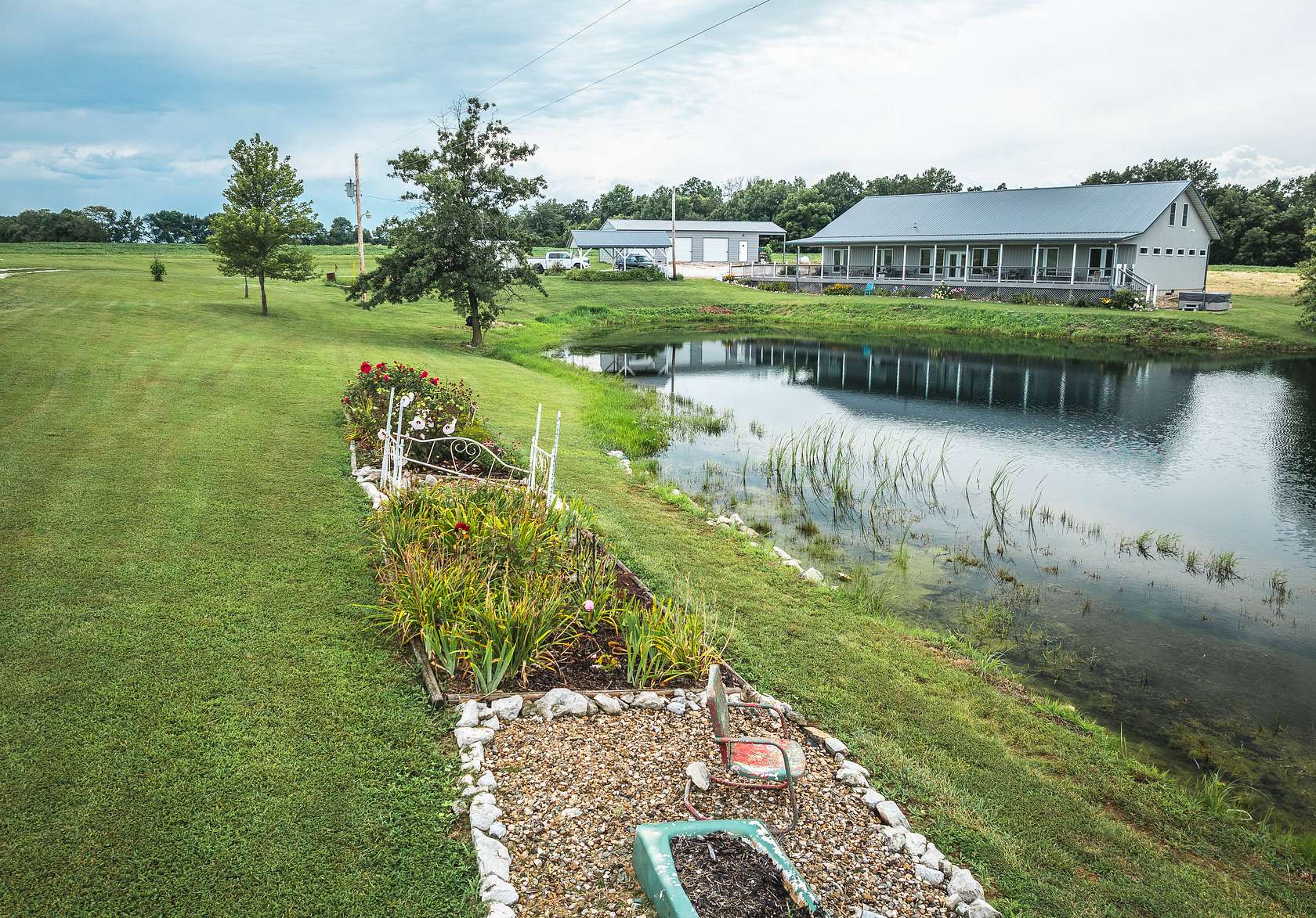 10 Acres of Recreational Land with Home for Sale in Canton, Missouri