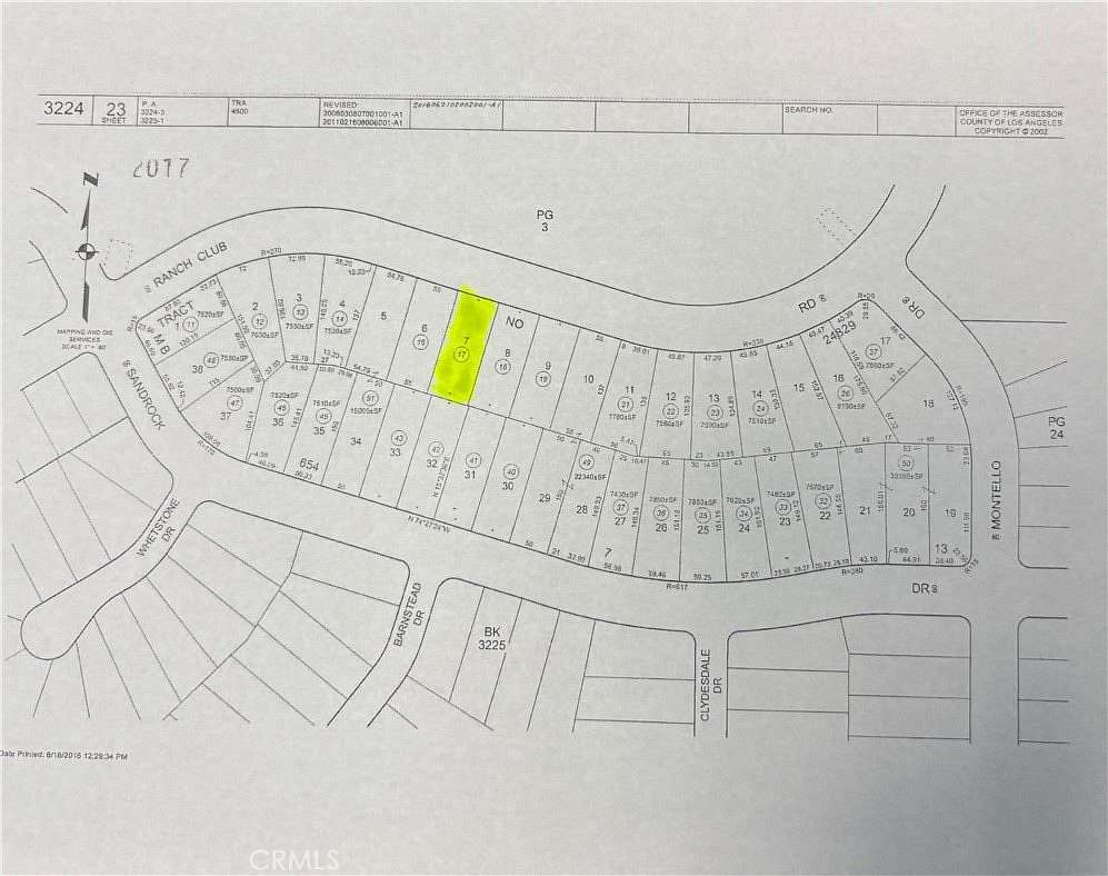 0.17 Acres of Residential Land for Sale in Lake Hughes, California