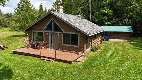 160 Acres of Recreational Land with Home for Sale in Rock, Michigan